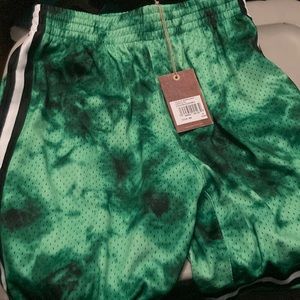 Boston Celtics hardwood classics galaxy shorts size medium new with tags